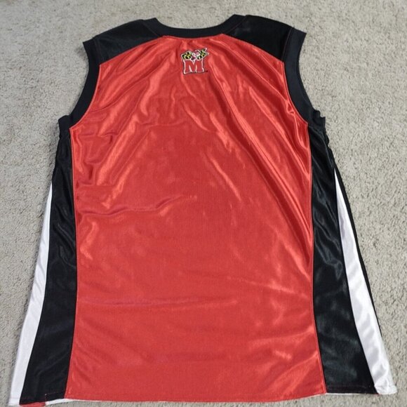 Vintage Nike University of Maryland Jersey XL White Red Reversible Embroidered - Picture 11 of 11